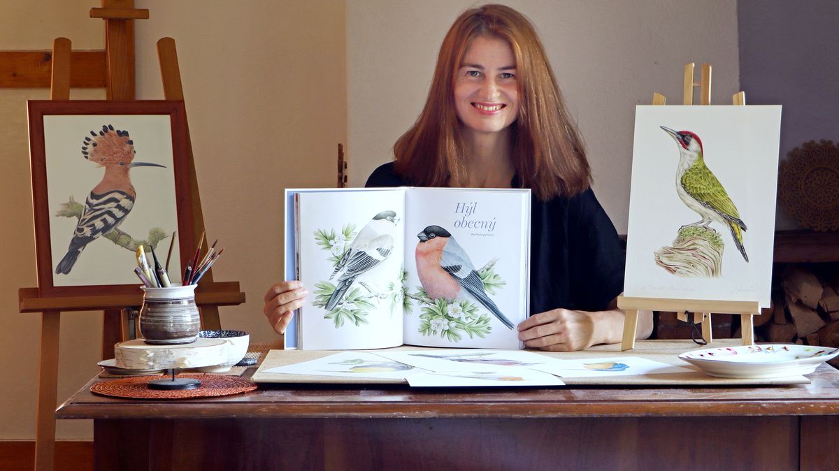 Botanická umělkyně Pavlína Kourková: Ptáčky mám odjakživa moc ráda